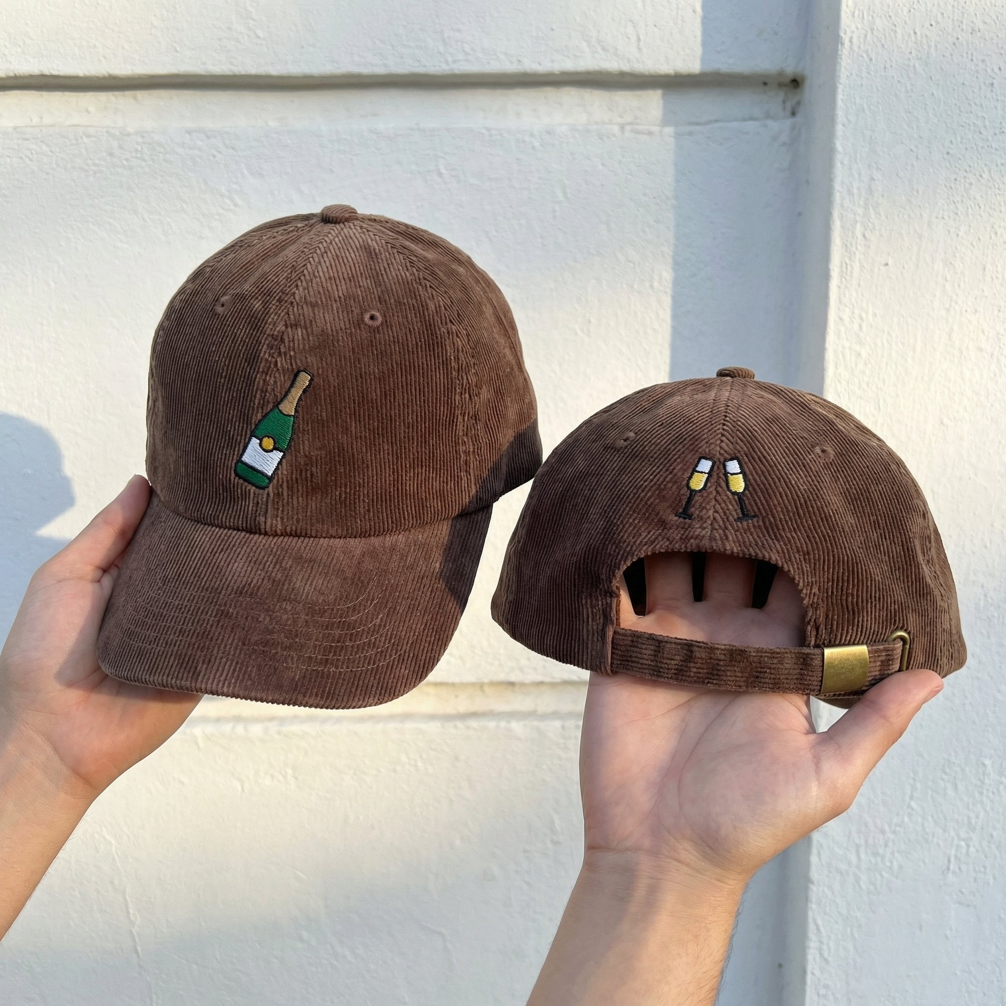 Custom Embroidered Champagne Hat - Cocktail Lover Cap