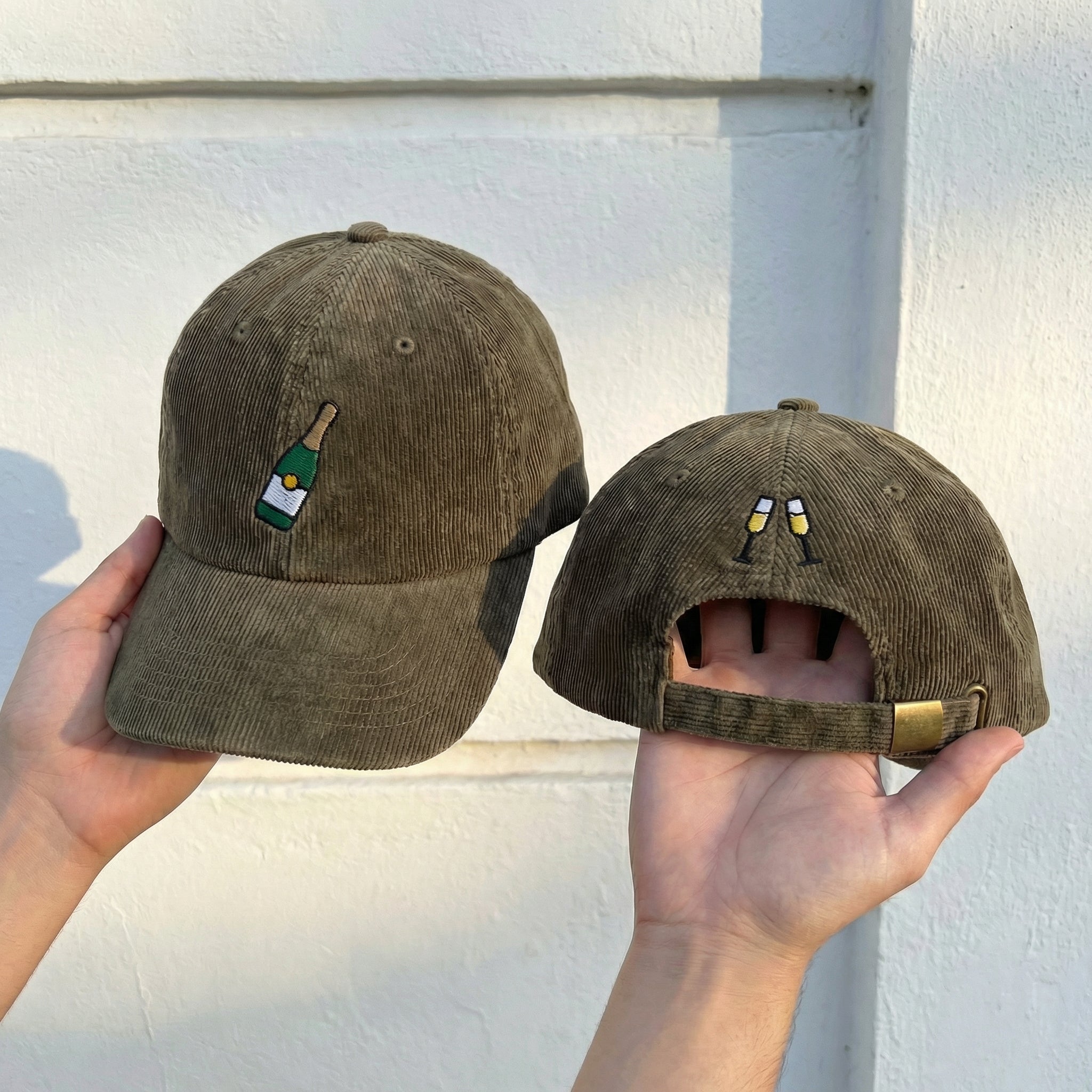 Custom Embroidered Champagne Hat - Cocktail Lover Cap