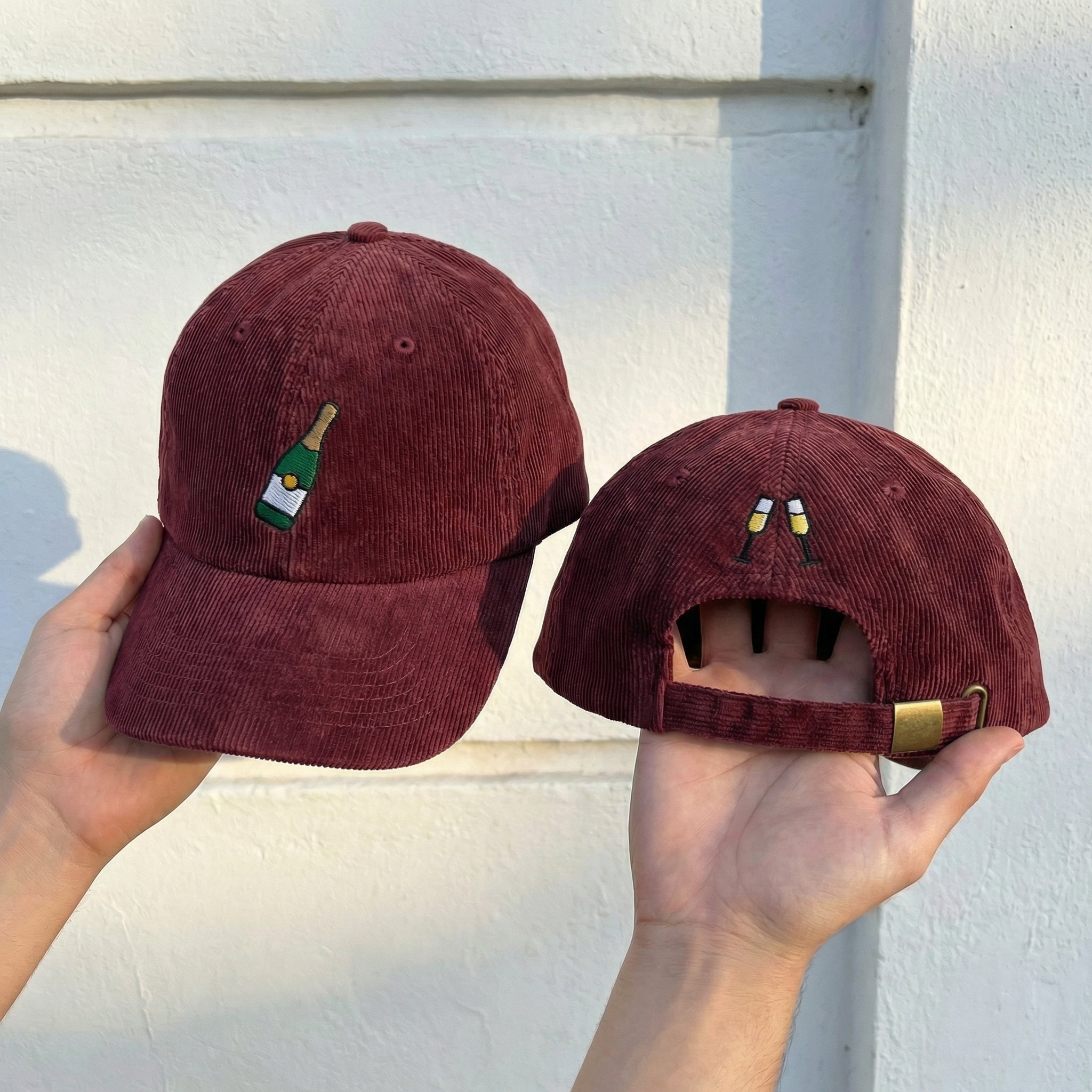 Custom Embroidered Champagne Hat - Cocktail Lover Cap