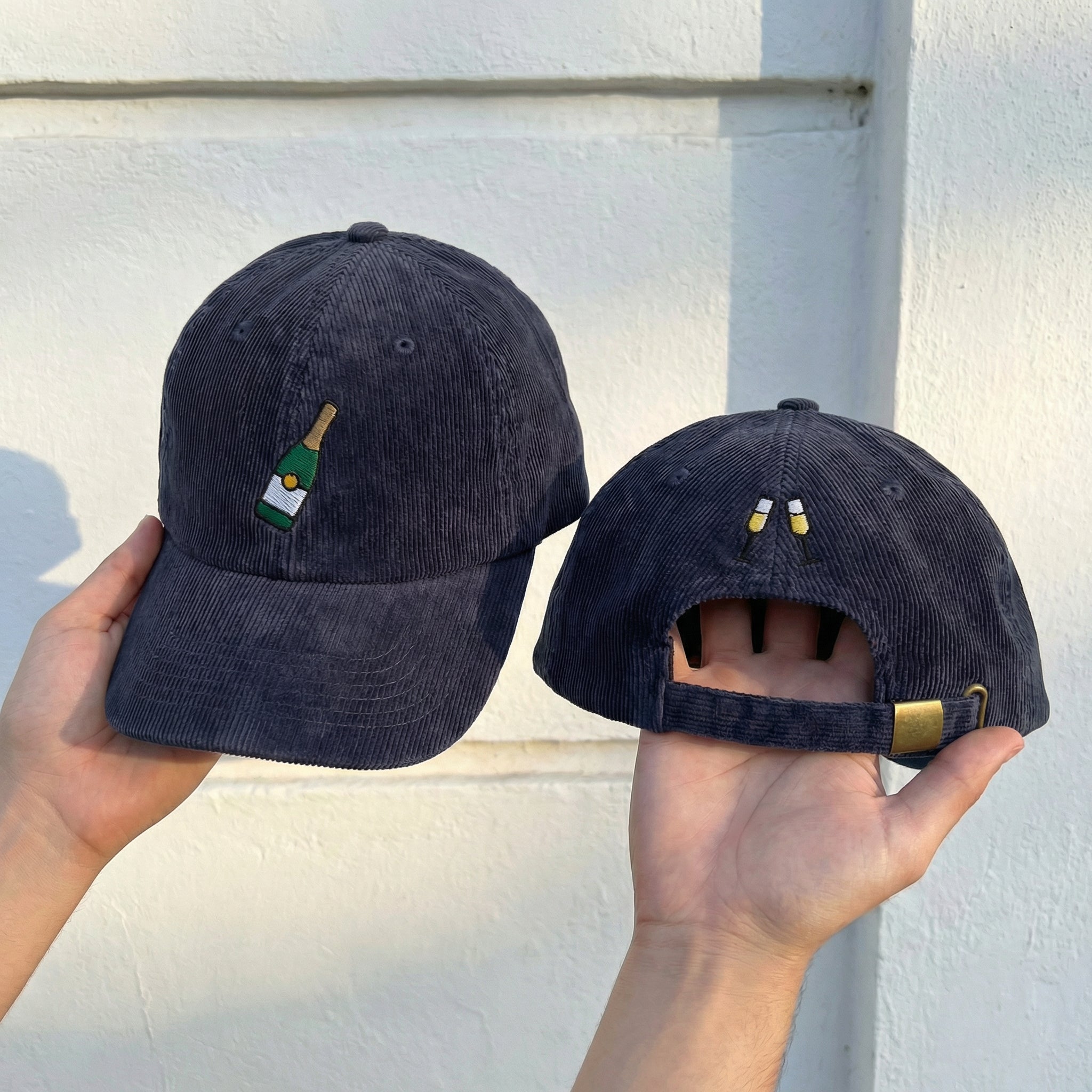 Custom Embroidered Champagne Hat - Cocktail Lover Cap