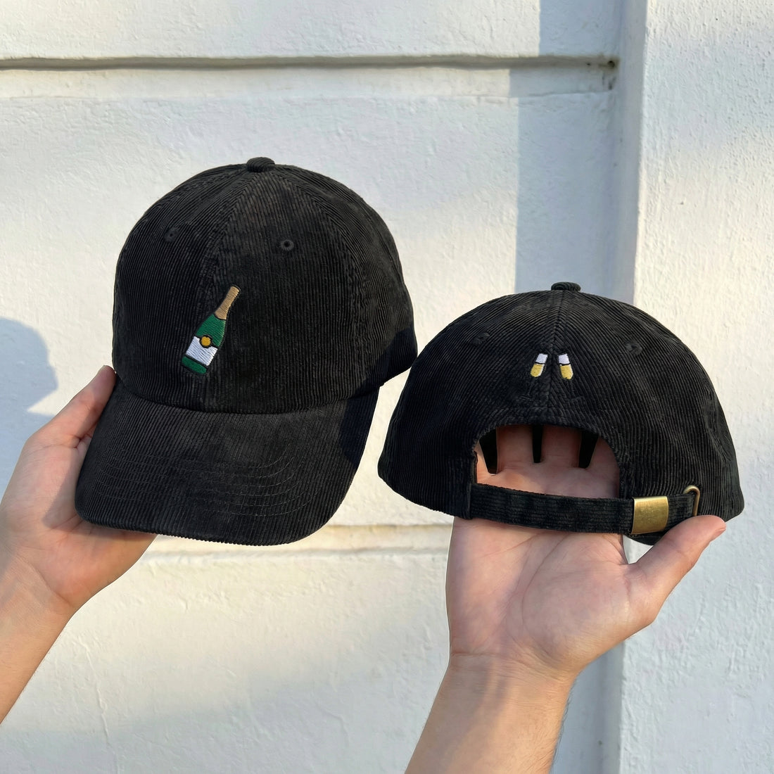 Custom Embroidered Champagne Hat - Cocktail Lover Cap