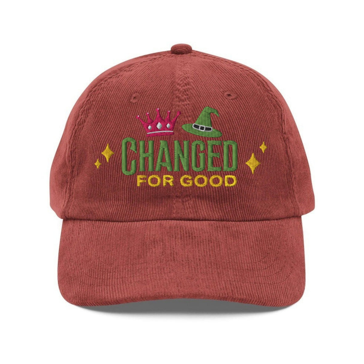 Custom Embroidered Changed For Good Wicked Hat