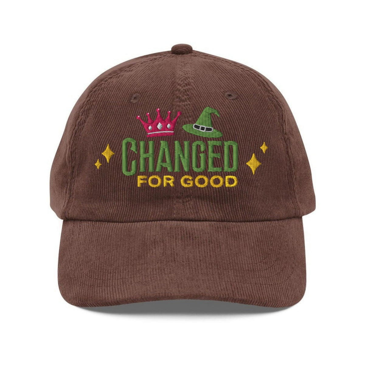 Custom Embroidered Changed For Good Wicked Hat