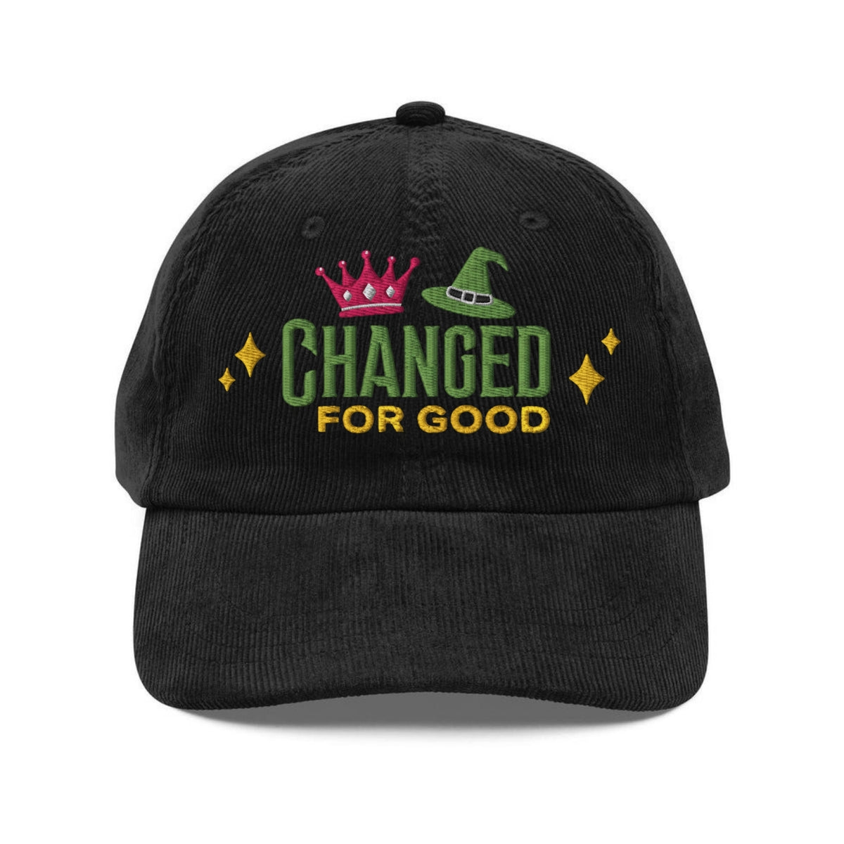 Custom Embroidered Changed For Good Wicked Hat