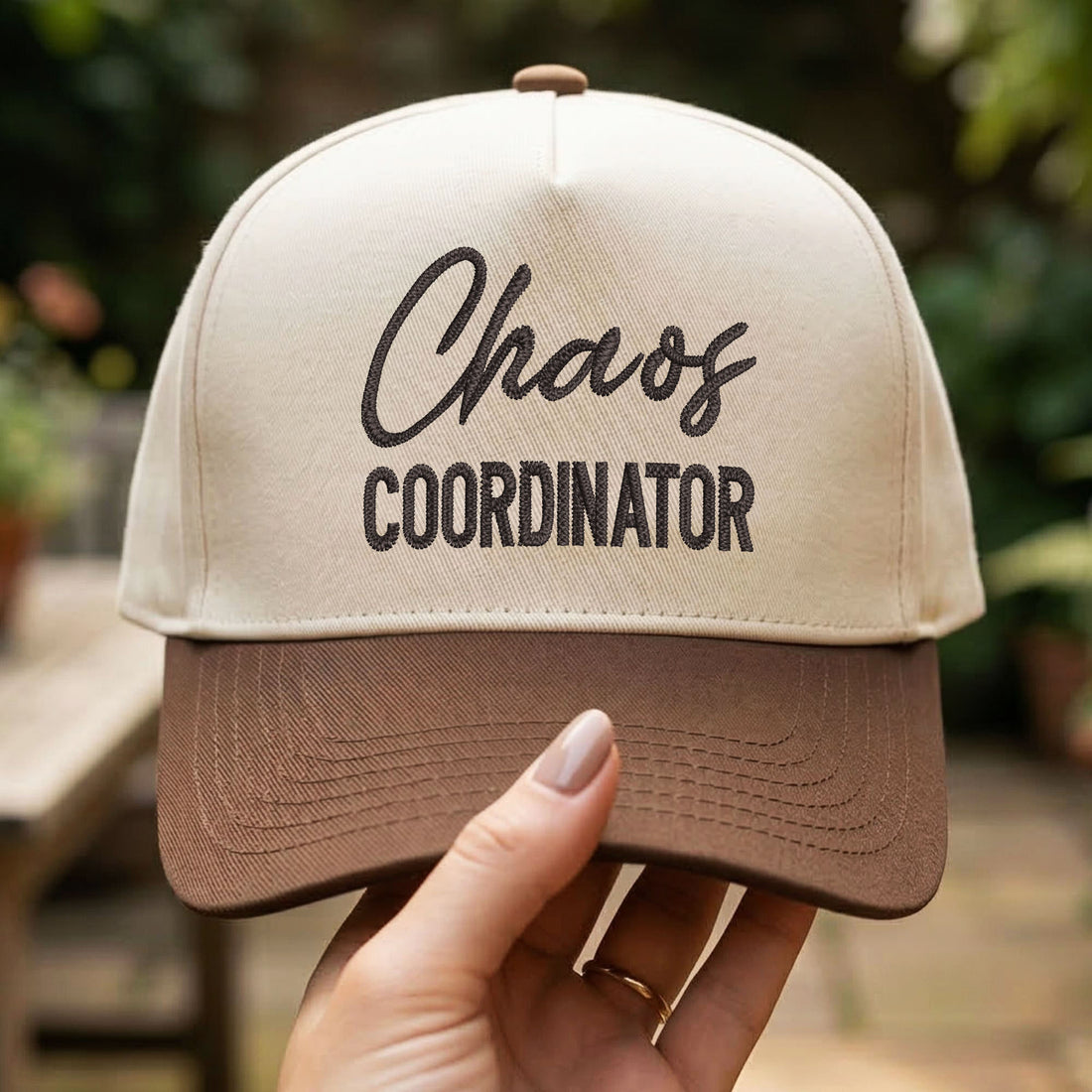 Custom Embroidered Chaos Coordinator Snapback Hat