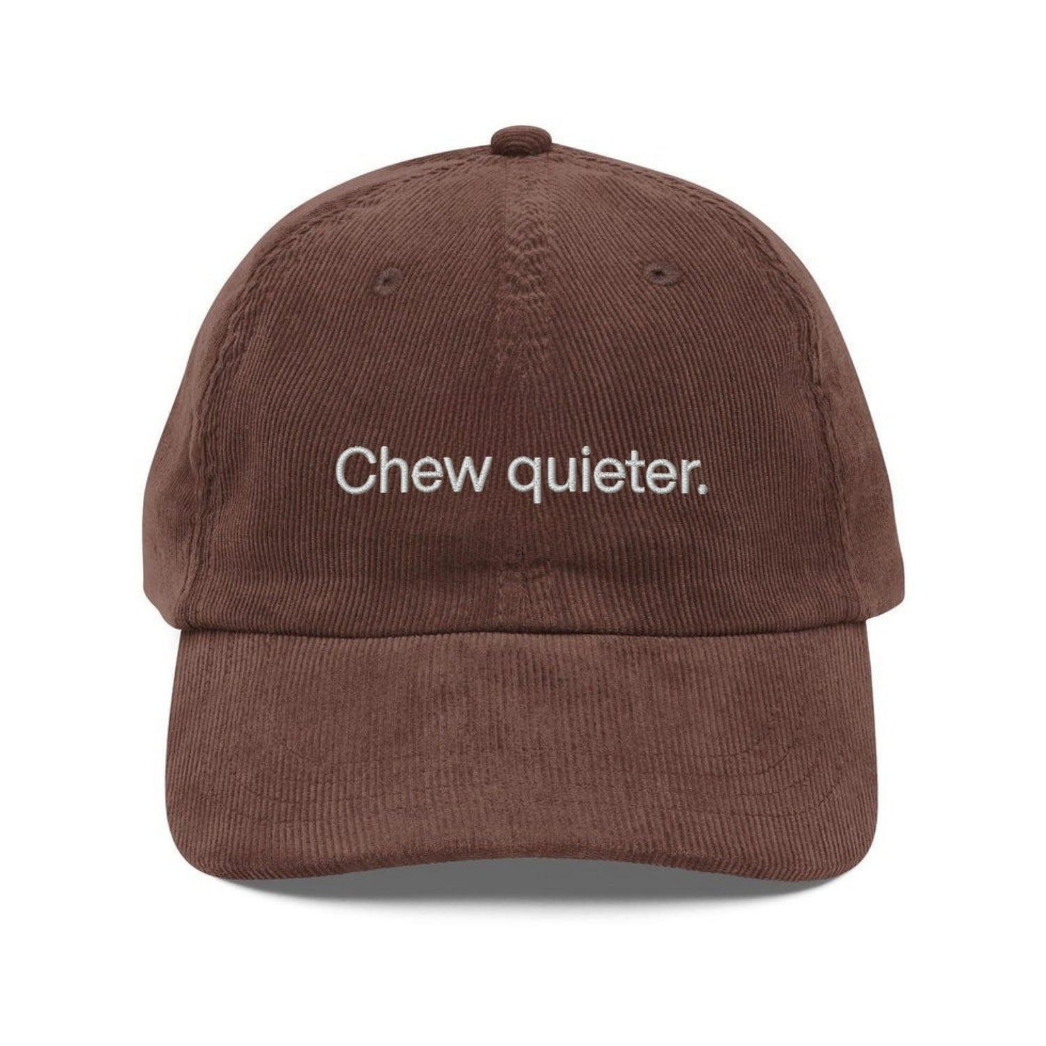 Custom Embroidered Chew Quieter Hat