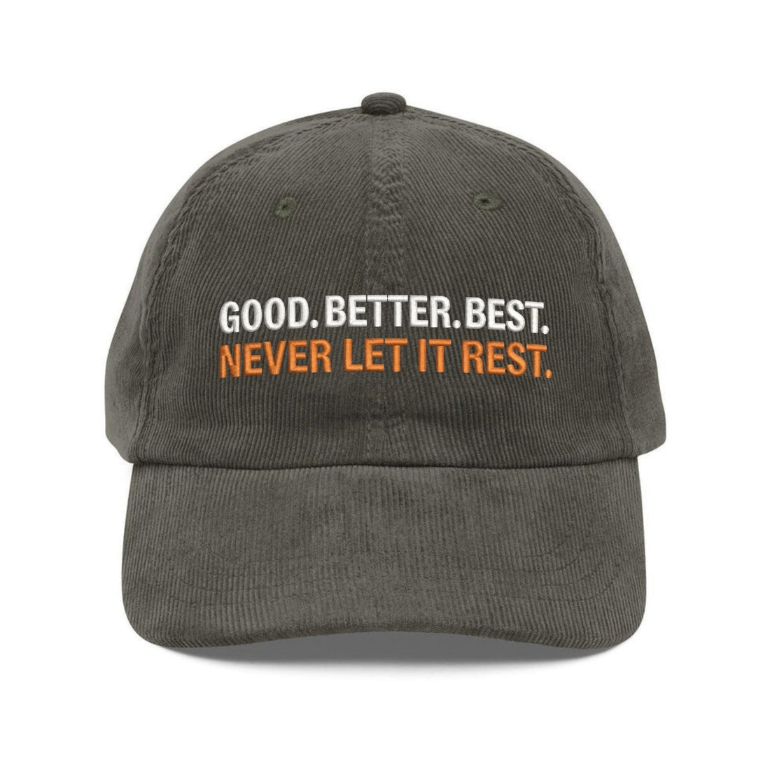 Custom Embroidered Chicago Good Better Best, Never Let It Rest Hat - Chicago Football Fan Cap