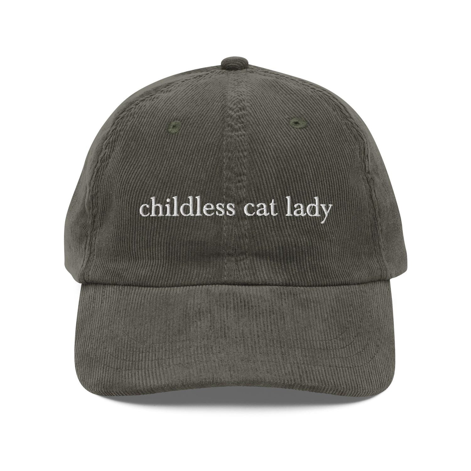 Custom Embroidered Childless Cat Lady Hat