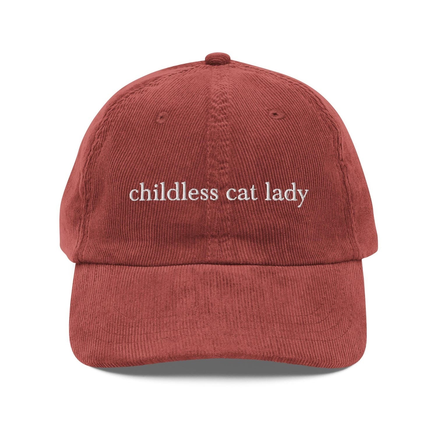 Custom Embroidered Childless Cat Lady Hat