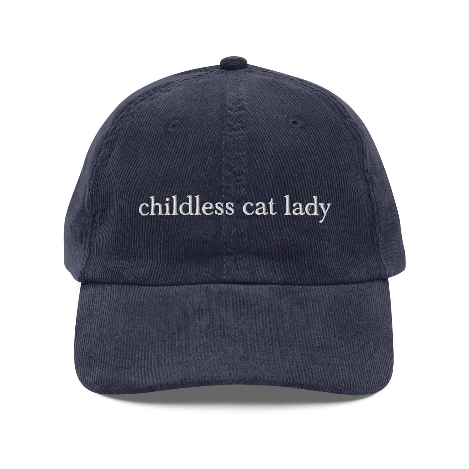 Custom Embroidered Childless Cat Lady Hat