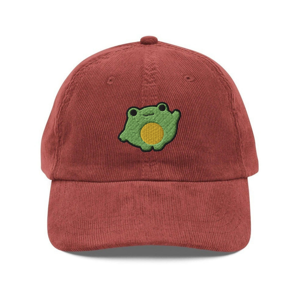 Custom Embroidered Chonky Cartoon Frog Hat