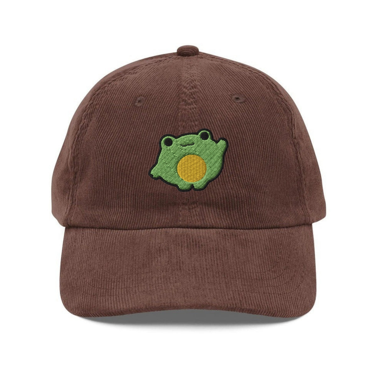 Custom Embroidered Chonky Cartoon Frog Hat
