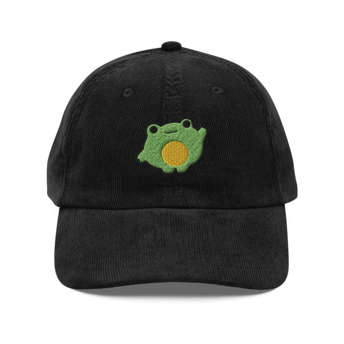 Custom Embroidered Chonky Cartoon Frog Hat