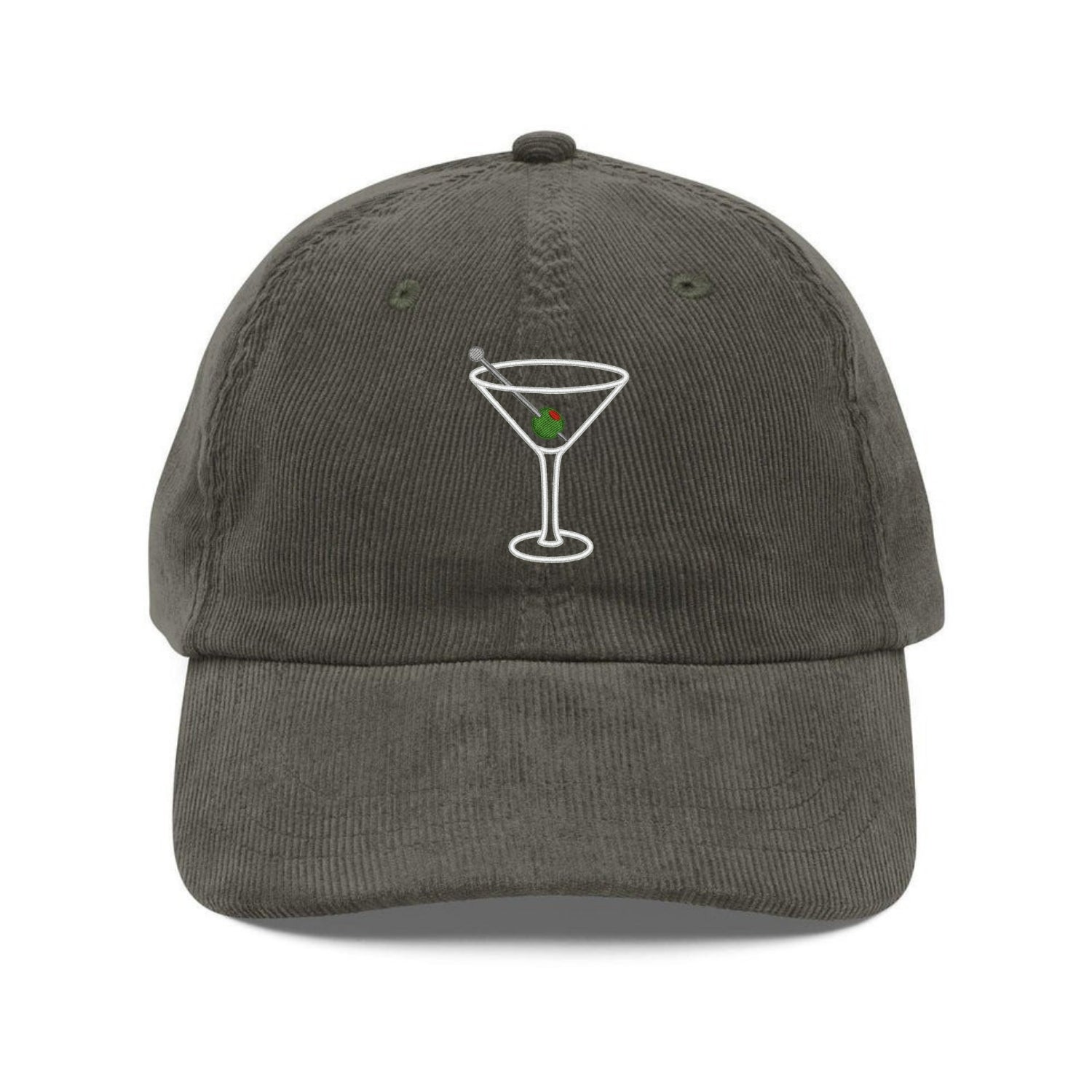 Custom Embroidered Cocktail Glass Classic 'Tini Hat
