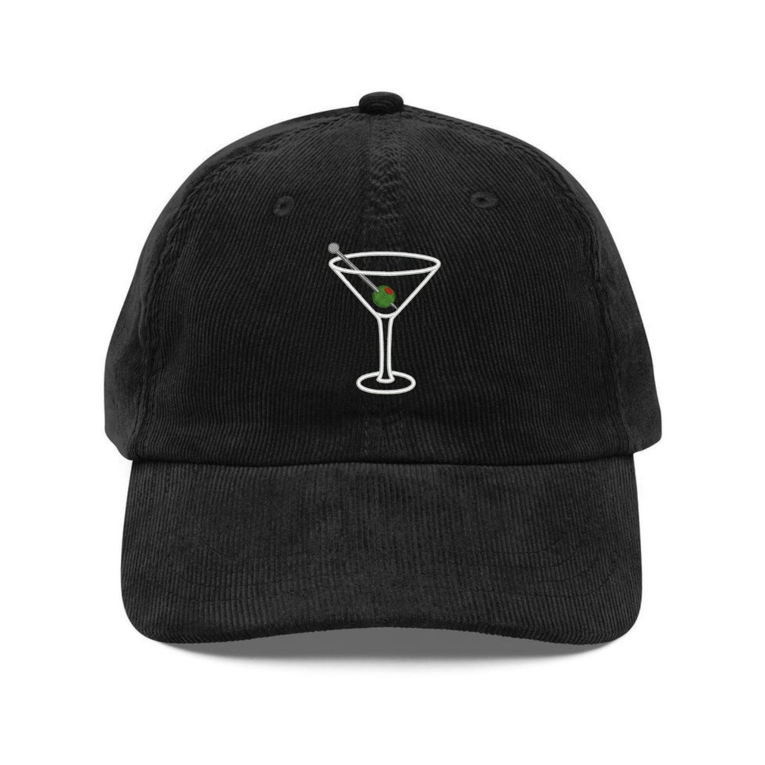 Custom Embroidered Cocktail Glass Classic 'Tini Hat