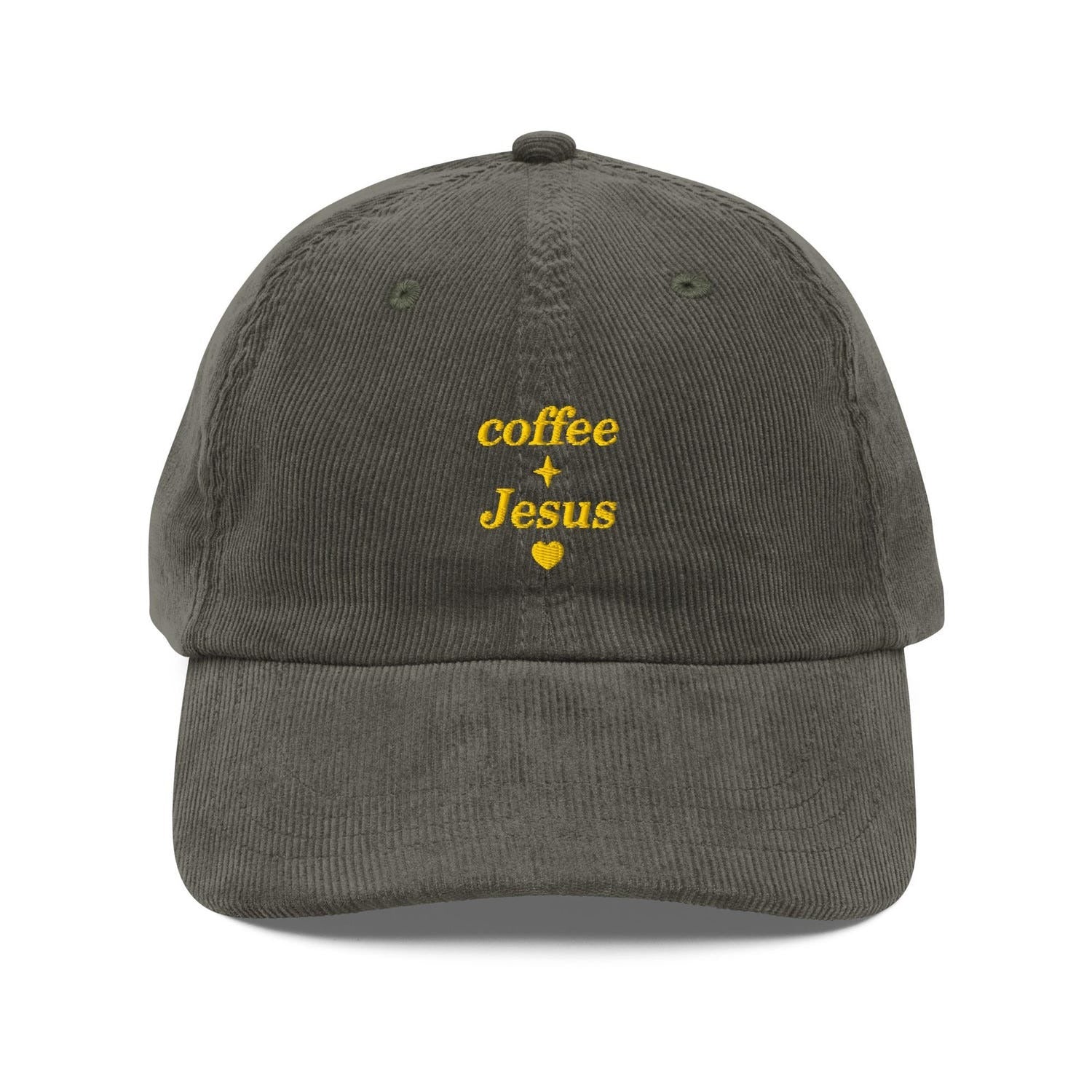 Custom Embroidered Coffee & Jesus Hat