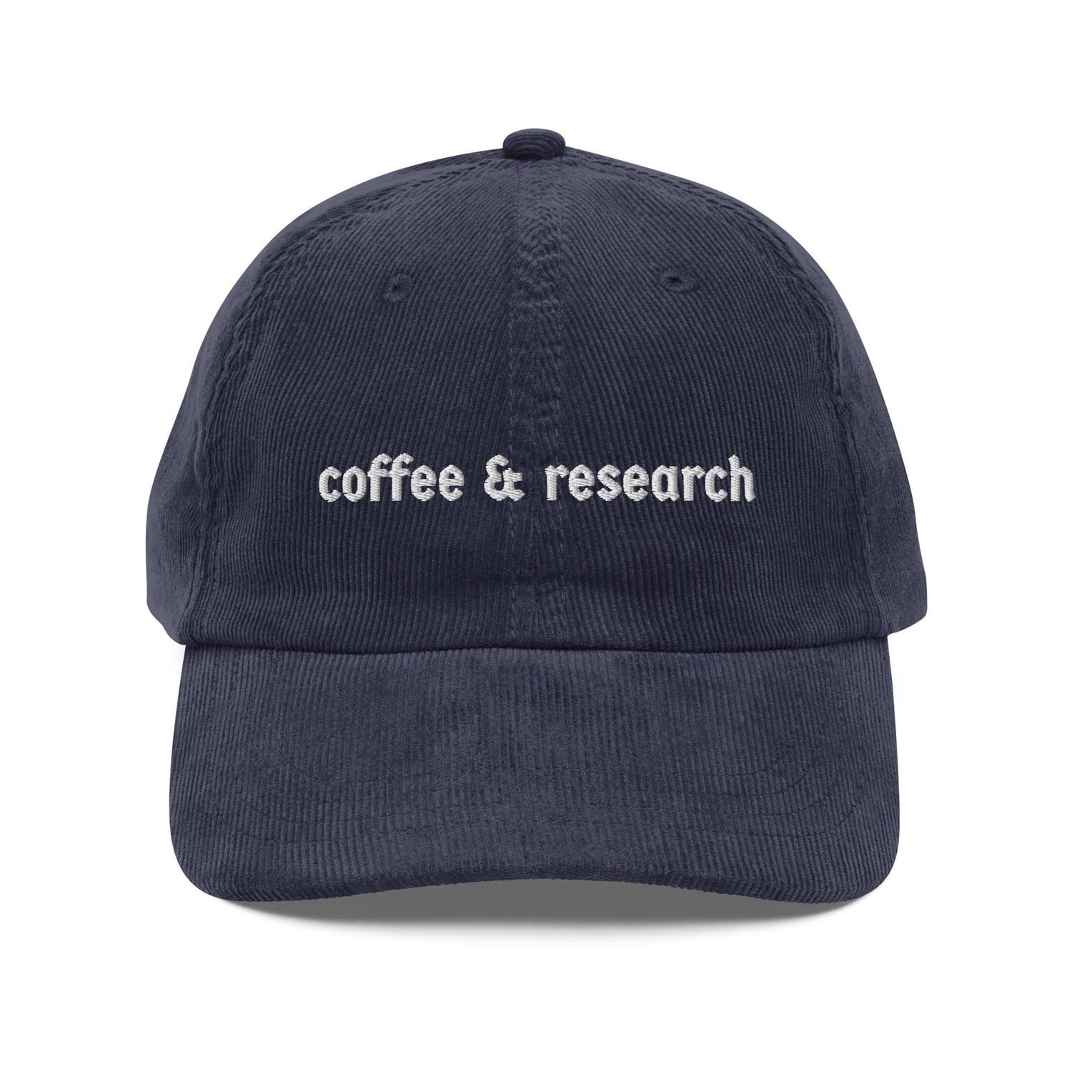 Custom Embroidered Coffee & Research Hat