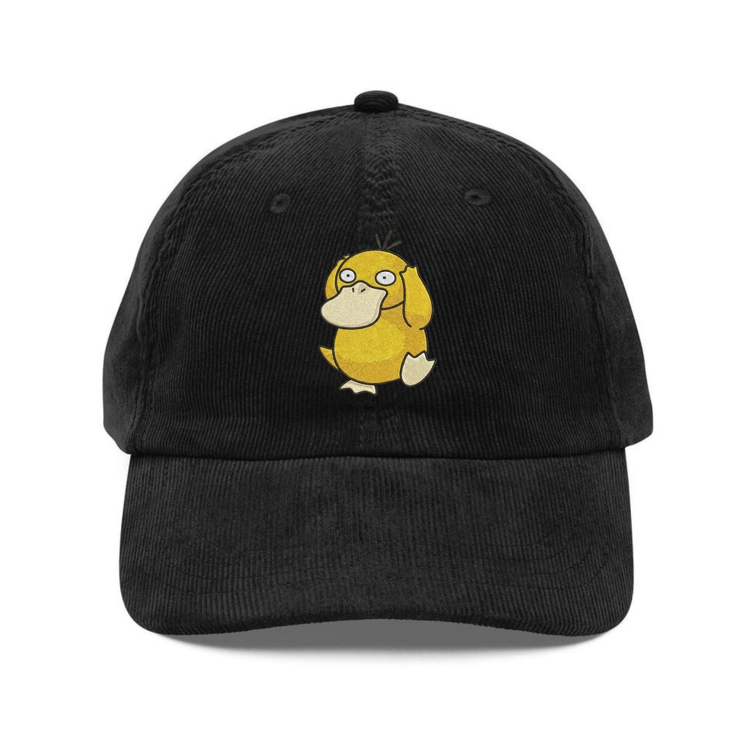 Custom Embroidered Confused Duck Cartoon Hat - Cute Funny Animal Cap