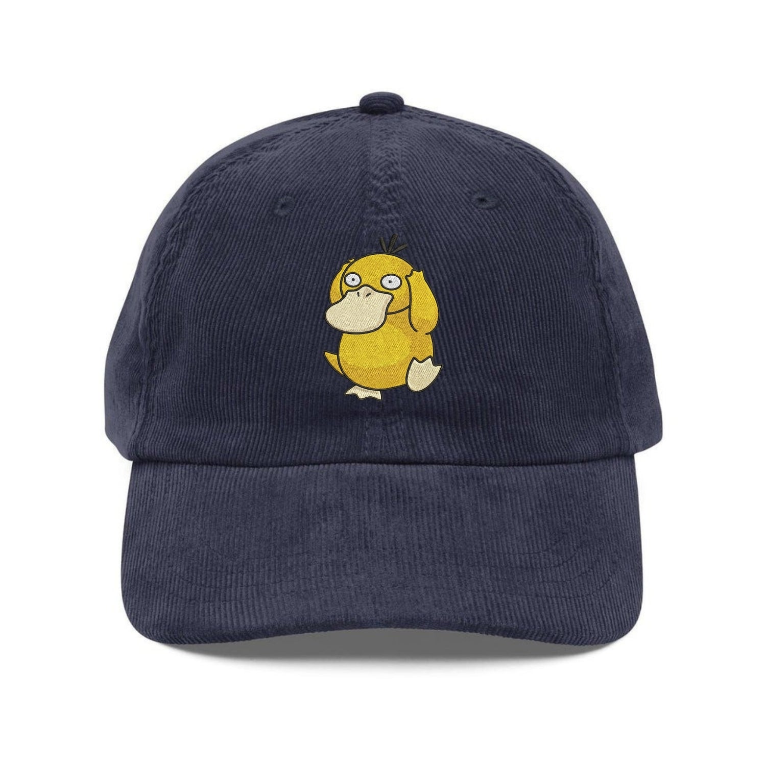 Custom Embroidered Confused Duck Cartoon Hat - Cute Funny Animal Cap