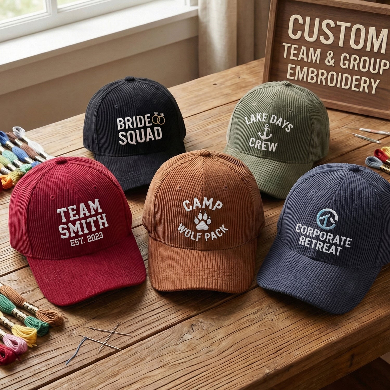 Custom Embroidered Hat – Personalized Text or Logo Dad Cap, Unisex Gift