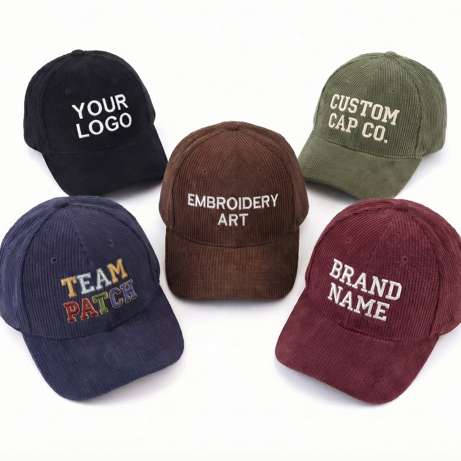 Personalized Embroidered Baseball Cap – Custom Text or Logo, Vintage Unisex Hat