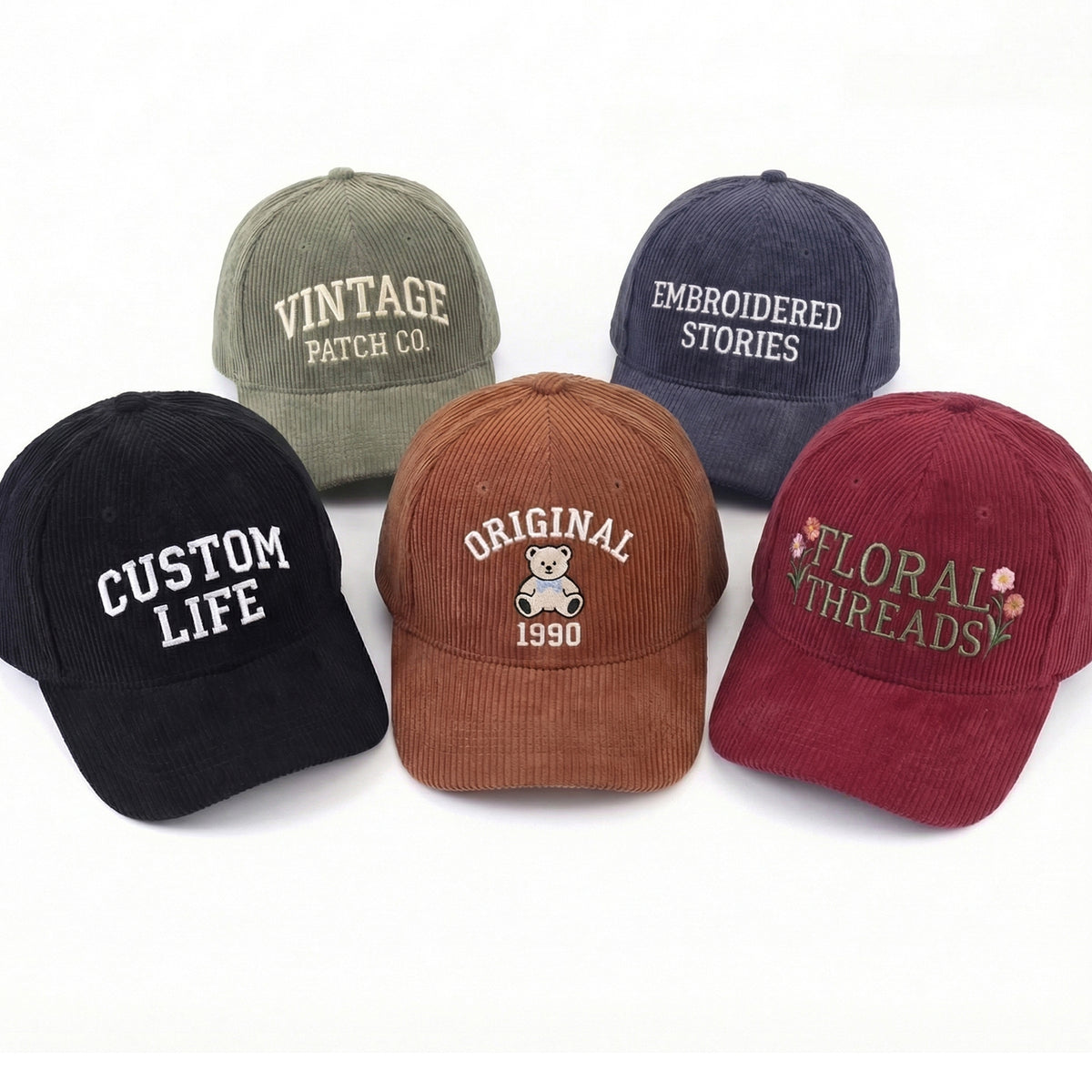 Custom Embroidered Hat – Personalized Text, Logo Cap, Team & Bachelorette Gift