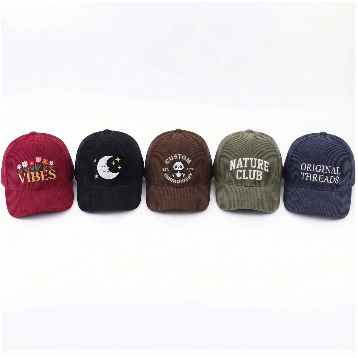 Custom Embroidered Hat – Personalized Name or Logo Baseball Cap, Gift for Bride & Dad