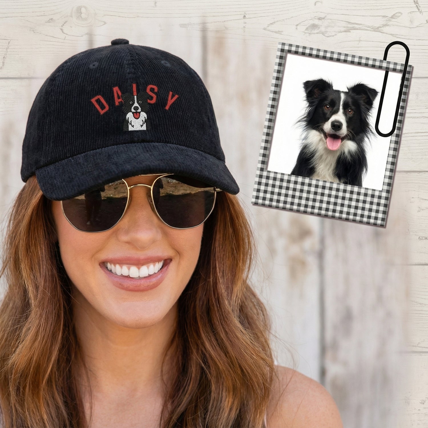 Custom Embroidered Pet Hat - Personalized Dog & Cat Photo Cap