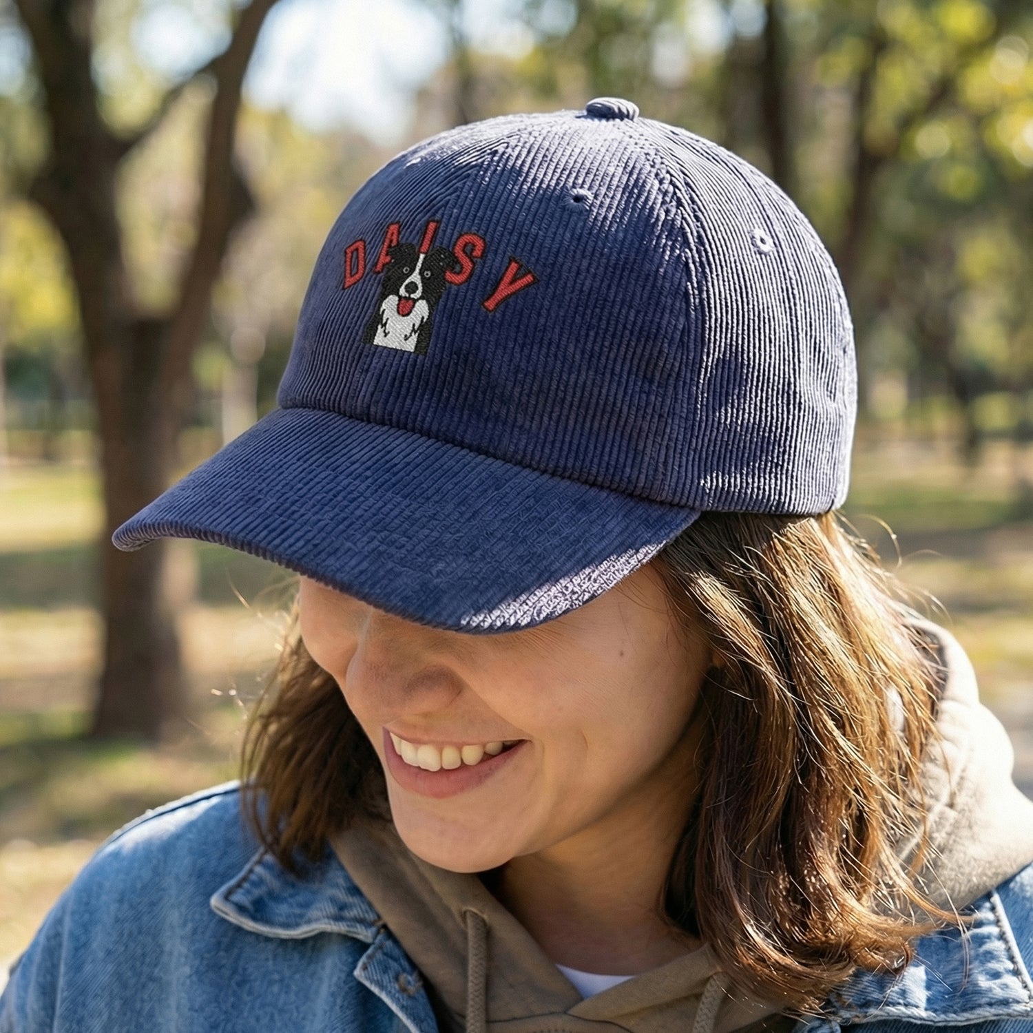 Custom Embroidered Pet Hat - Personalized Dog & Cat Photo Cap