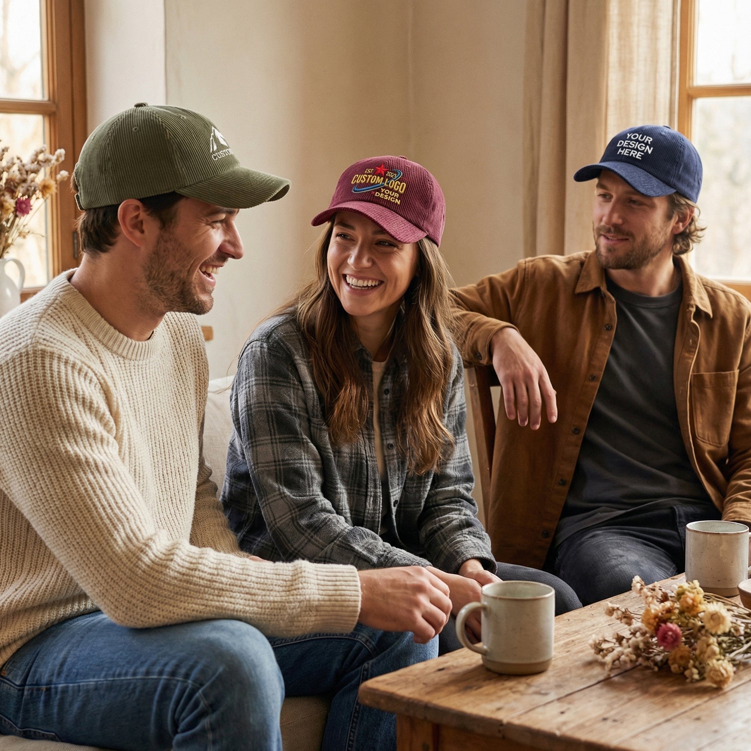 Custom Embroidery Hat – Personalized Name, Logo, Monogram & Initials Cap