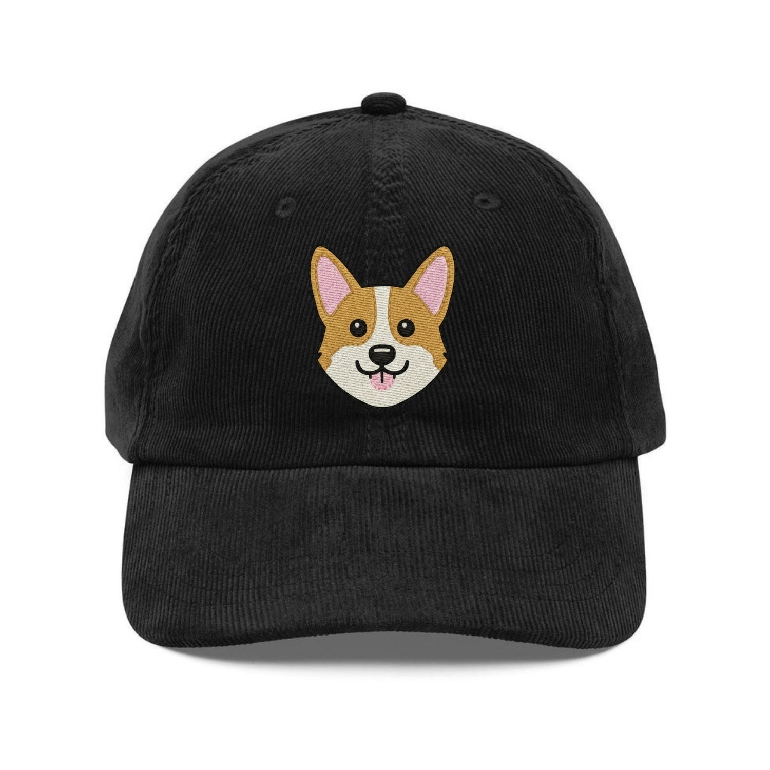 Custom Embroidered Corgi Dog Face Hat