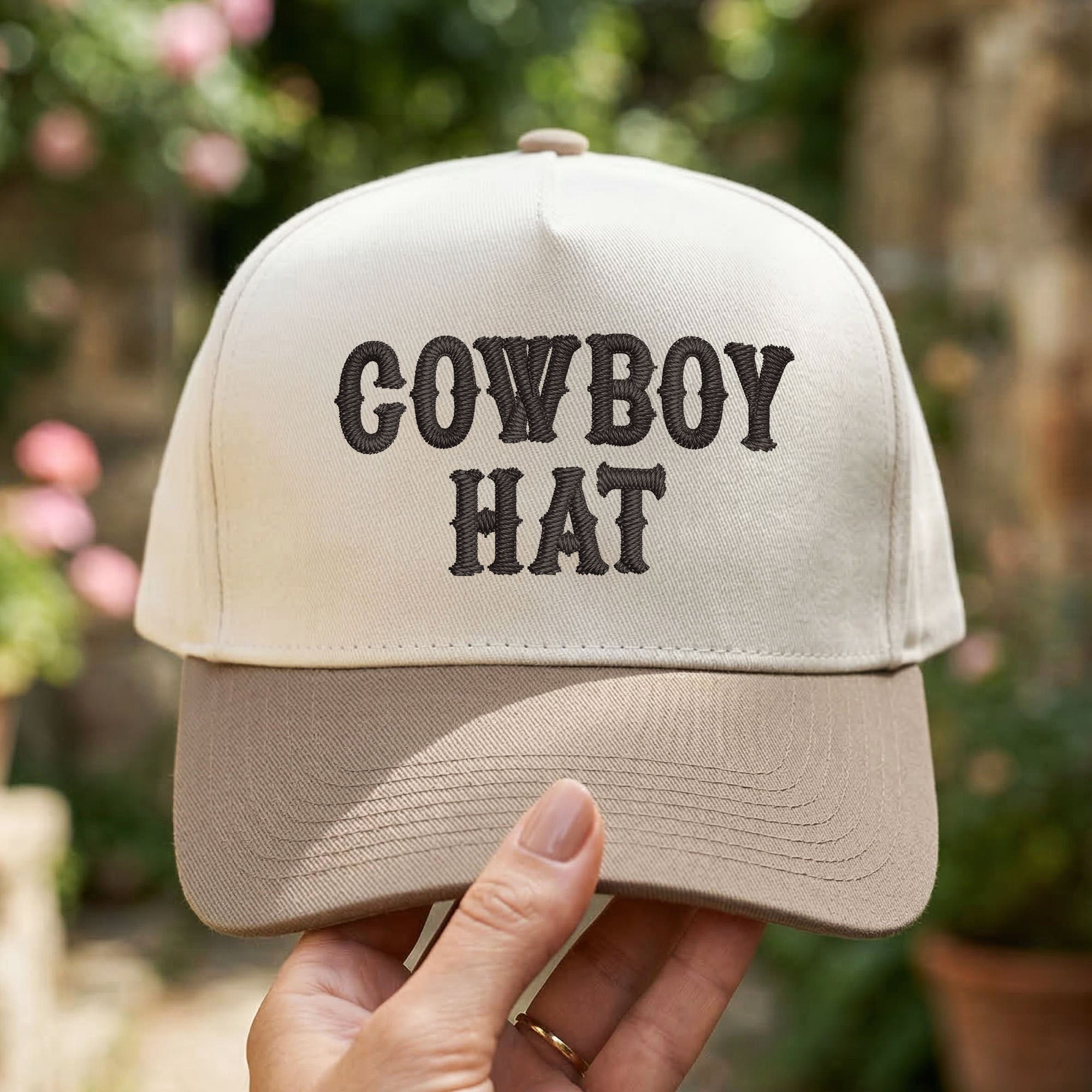 Custom Embroidered Cowboy Hat Snapback Hat