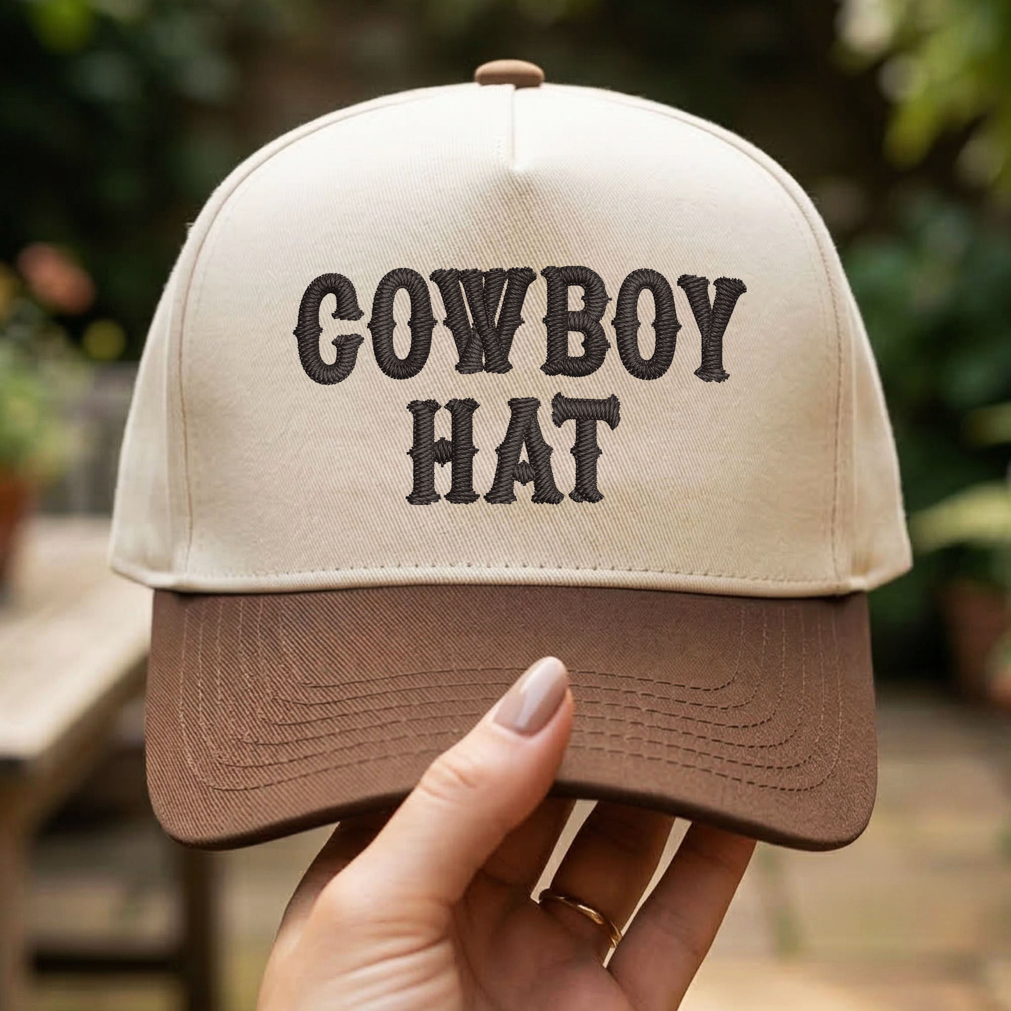 Custom Embroidered Cowboy Hat Snapback Hat