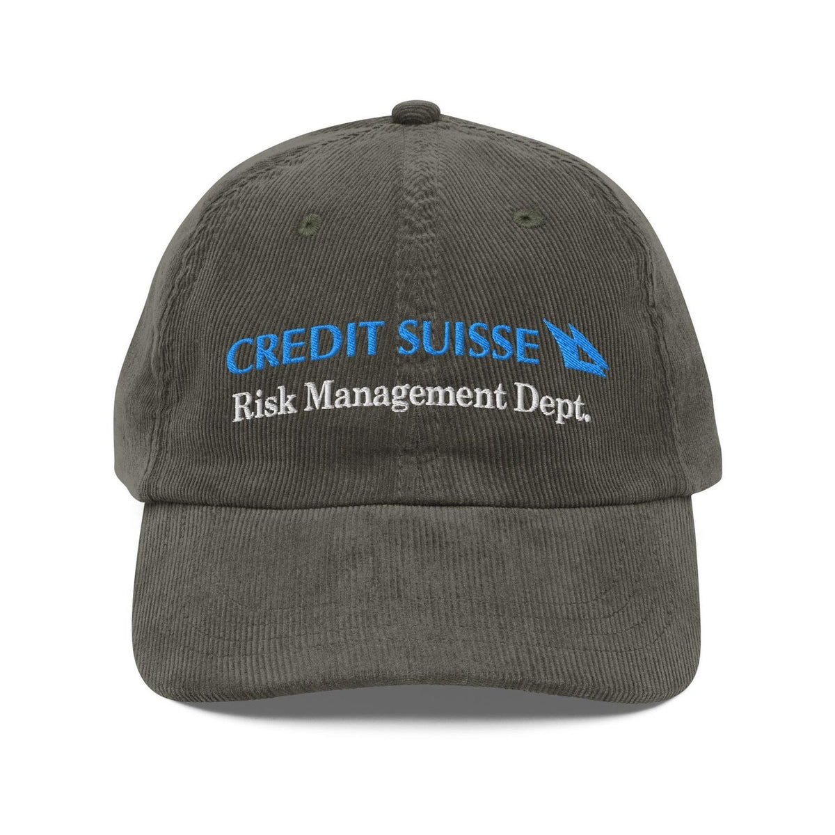 Enron Risk Management Hat Custom Embroidered Credit Suisse Risk Management Hat – GatorHats