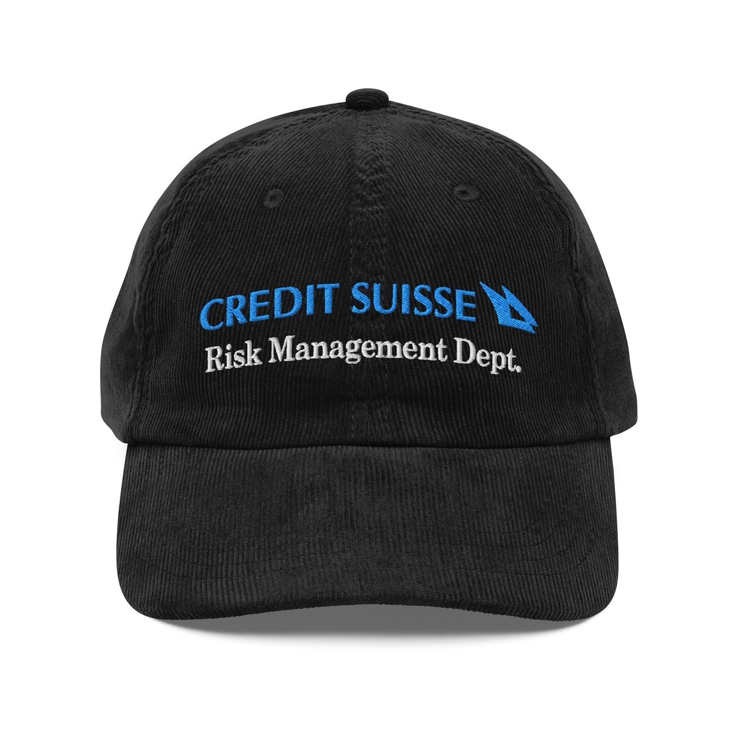 Custom Embroidered Credit Suisse Risk Management Hat
