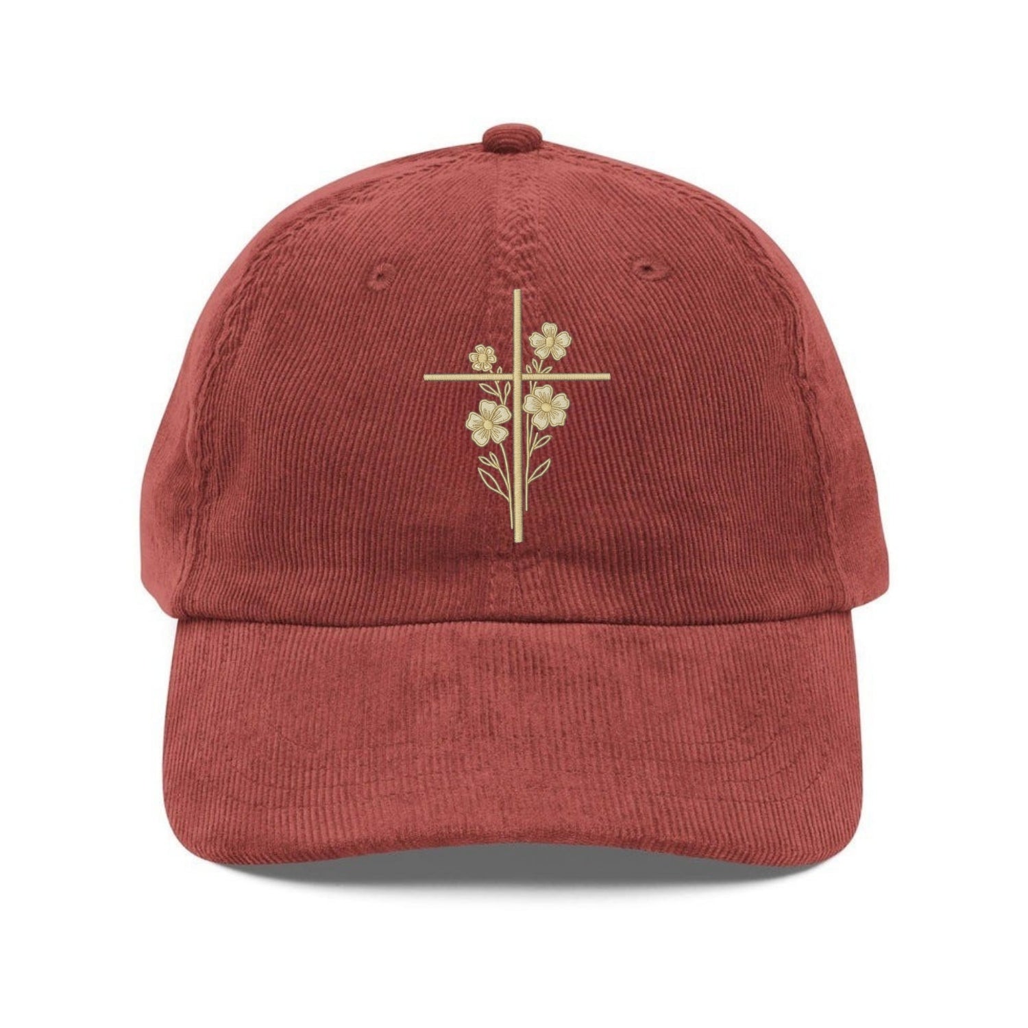 Custom Embroidered Cross Hat - Gift For Christians