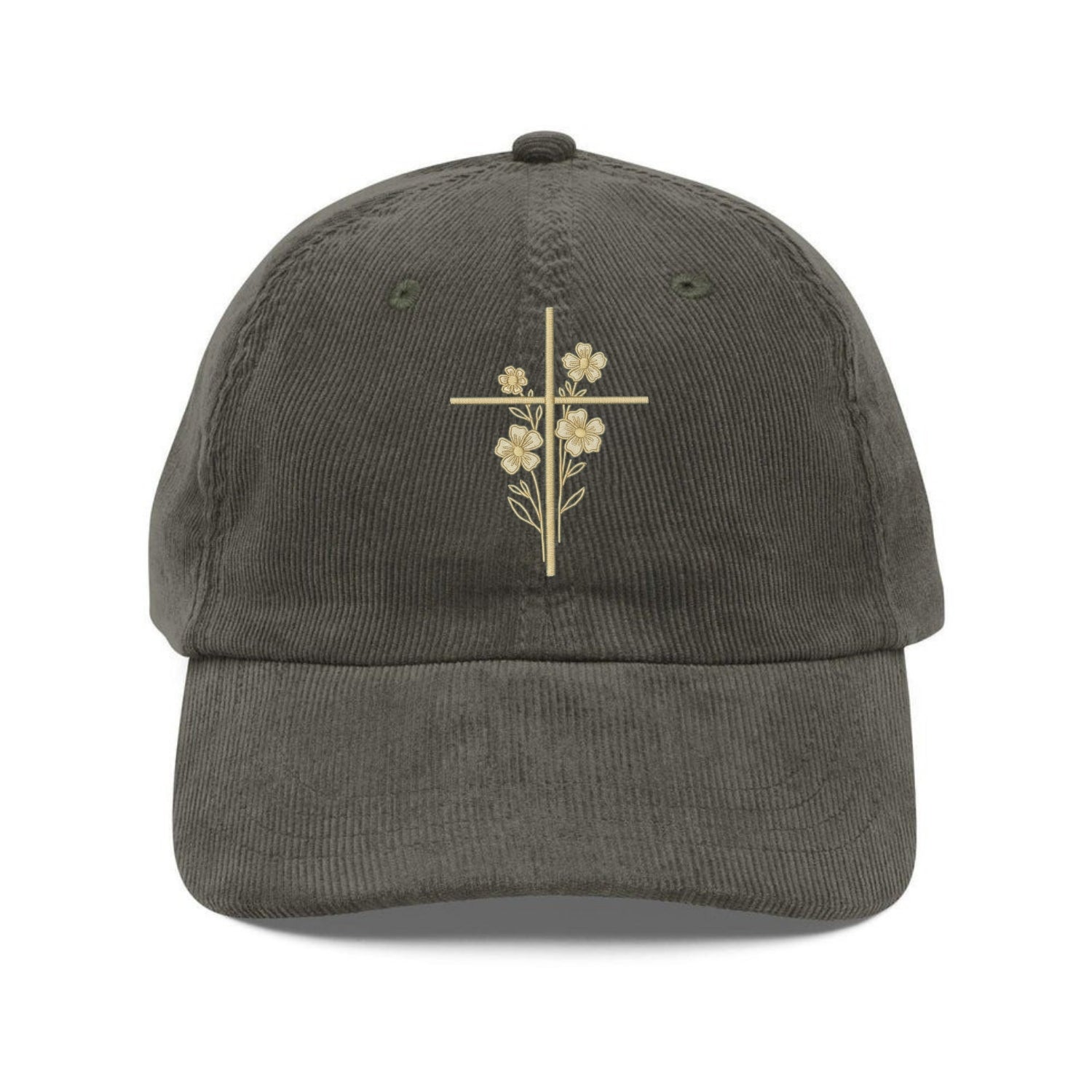 Custom Embroidered Cross Hat - Gift For Christians