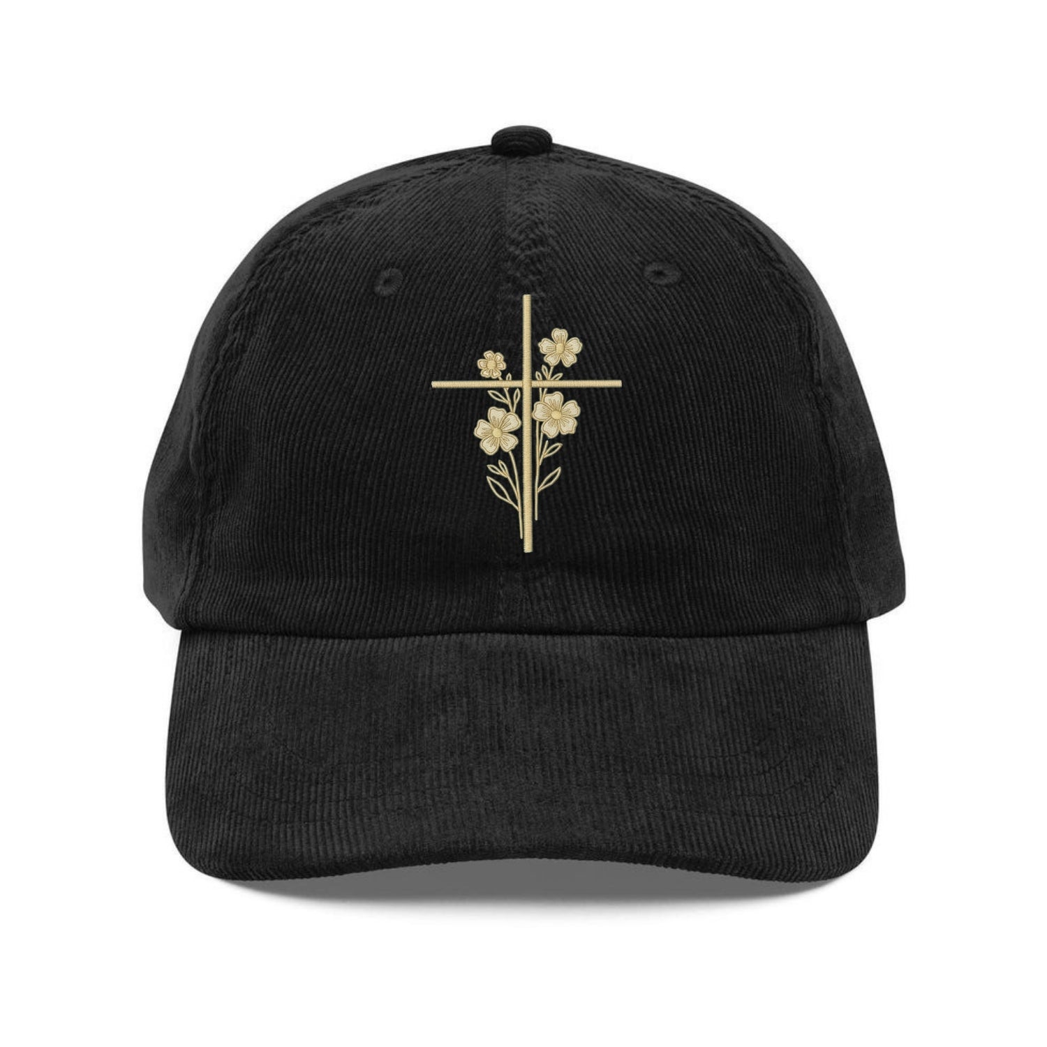 Custom Embroidered Cross Hat - Gift For Christians