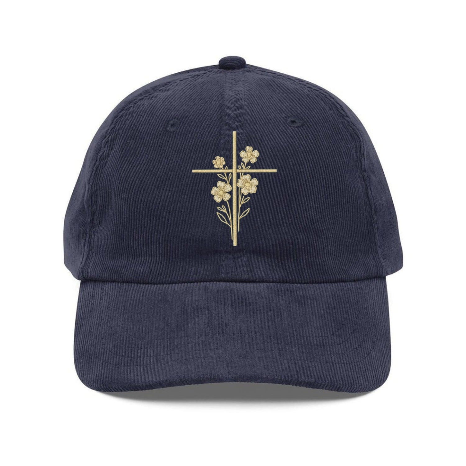Custom Embroidered Cross Hat - Gift For Christians