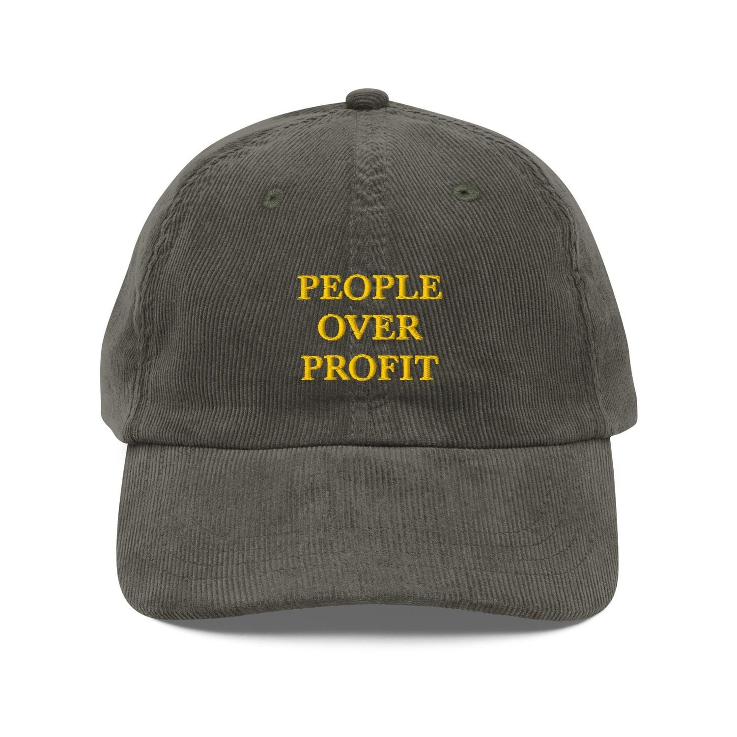 Custom Embroidered People Over Profit Hat