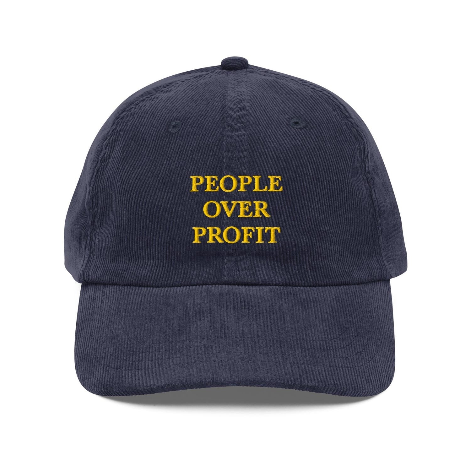 Custom Embroidered People Over Profit Hat