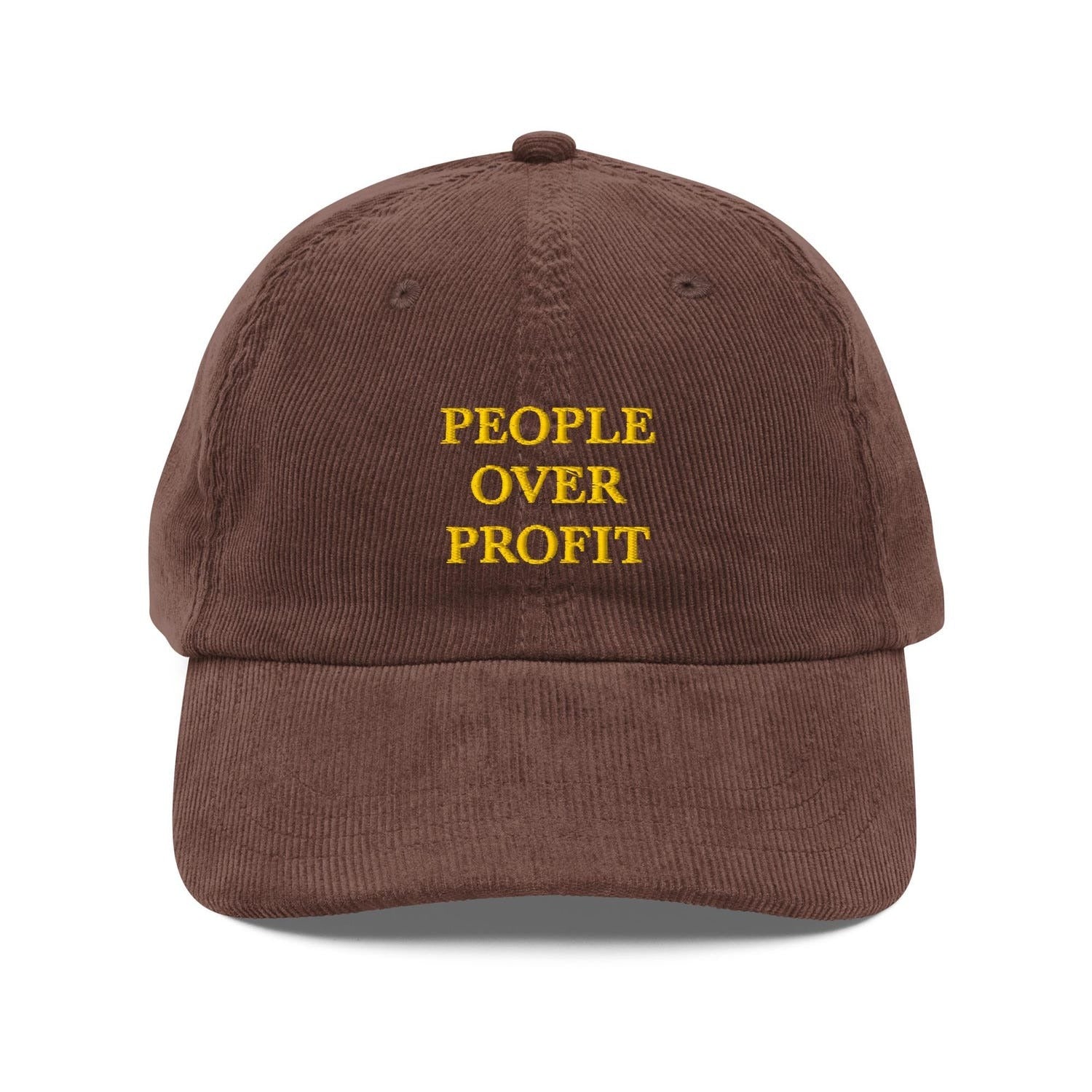 Custom Embroidered People Over Profit Hat