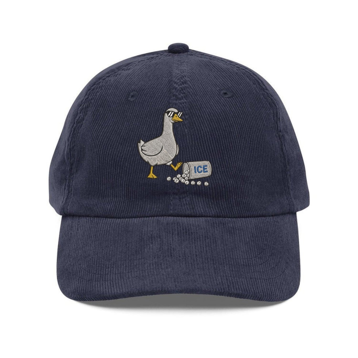 Custom Embroidered Cute Goose Hat - Equality & Humanity Message Cap