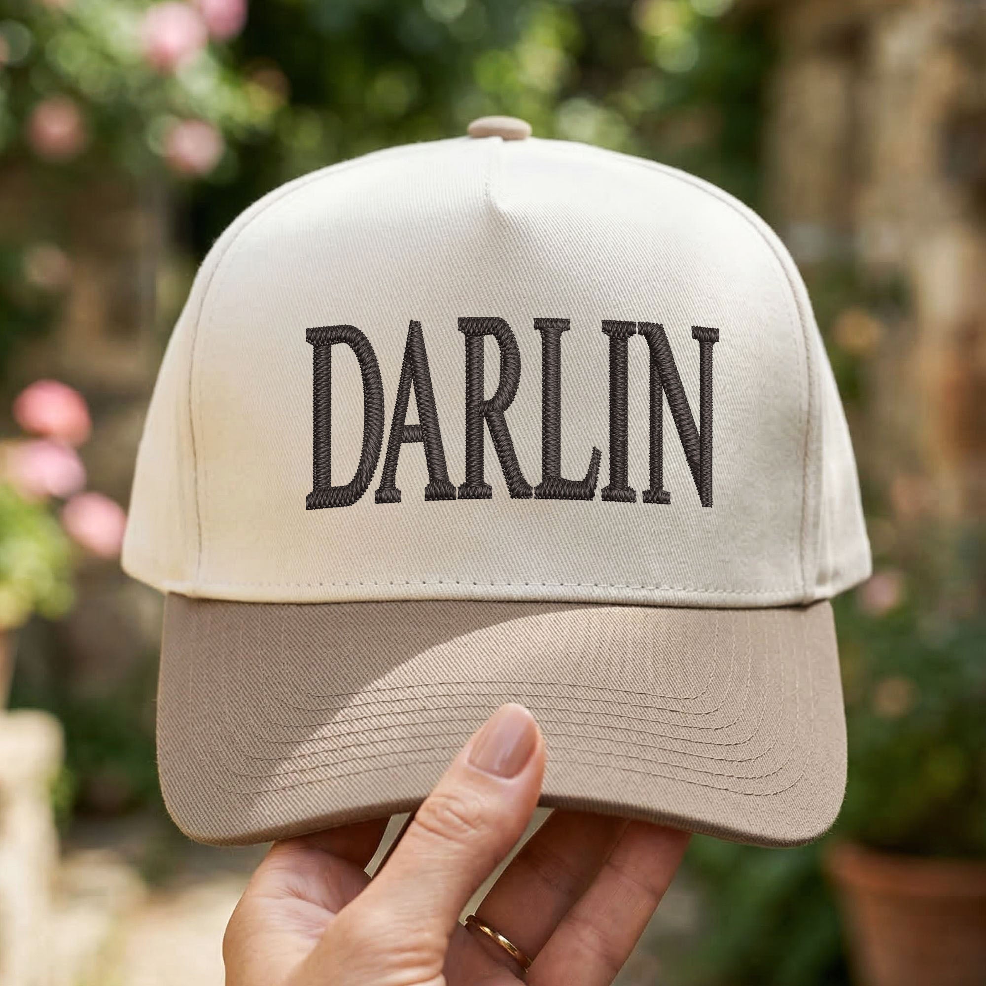 Custom Embroidered DARLIN Snapback Hat