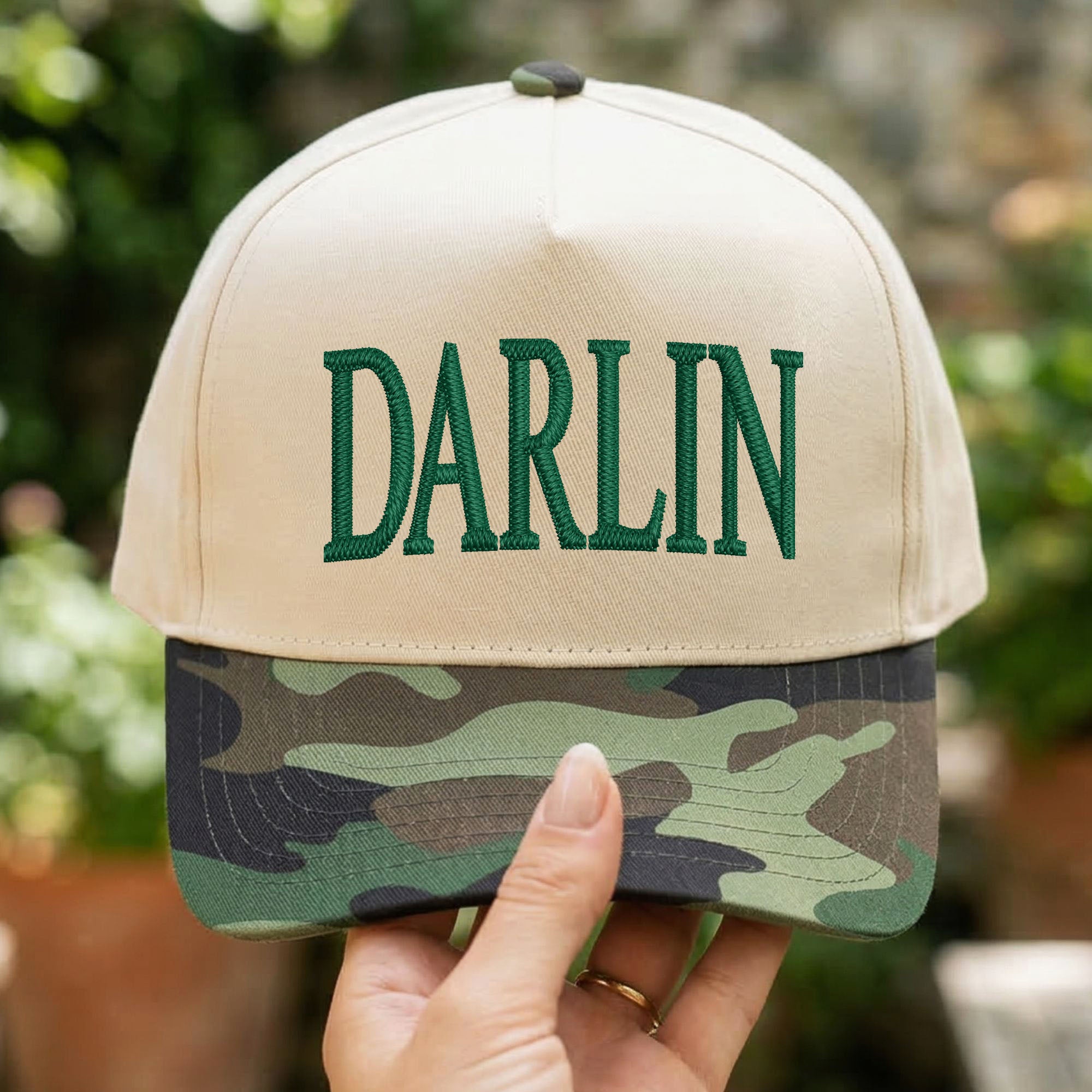 Custom Embroidered DARLIN Snapback Hat