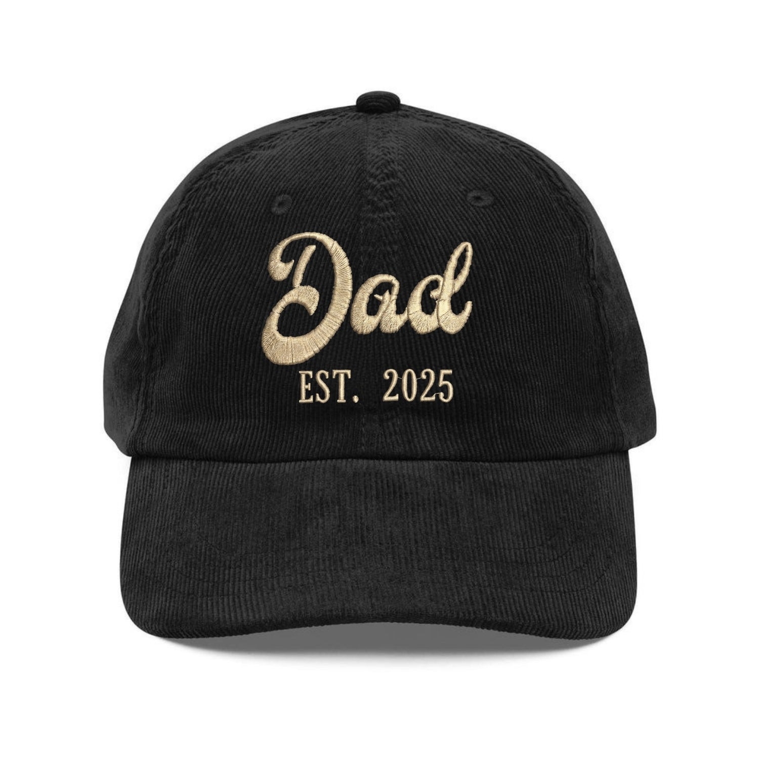 Custom Embroidered Dad EST Year Hat - Personalized Dad Life Cap