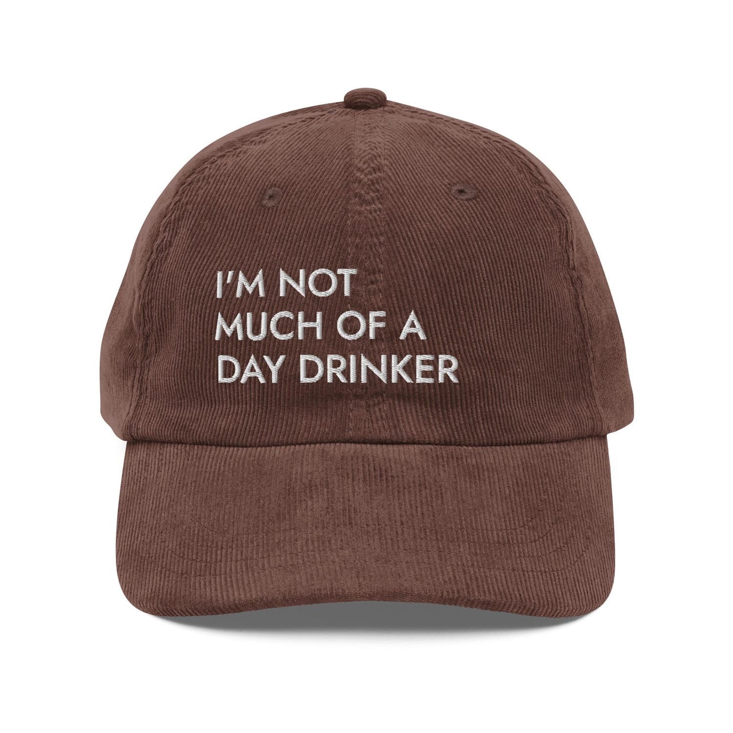 Custom Embroidered Day Drinking Humor Hat