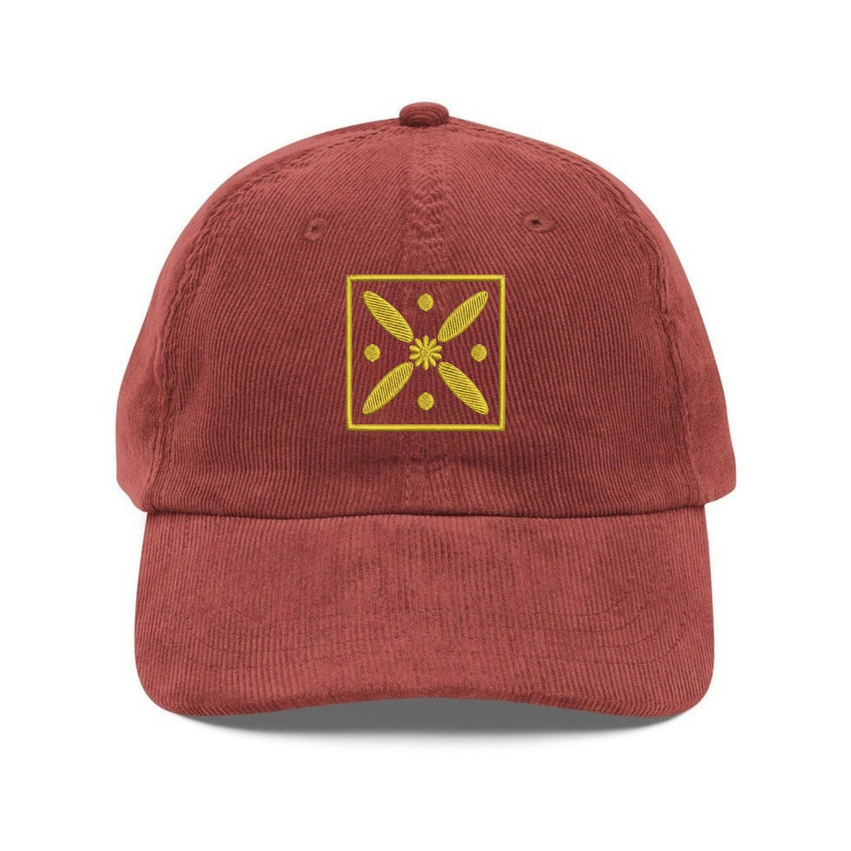 Custom Embroidered Derafsh Kaviani Hat - Persian Heritage Dad Cap