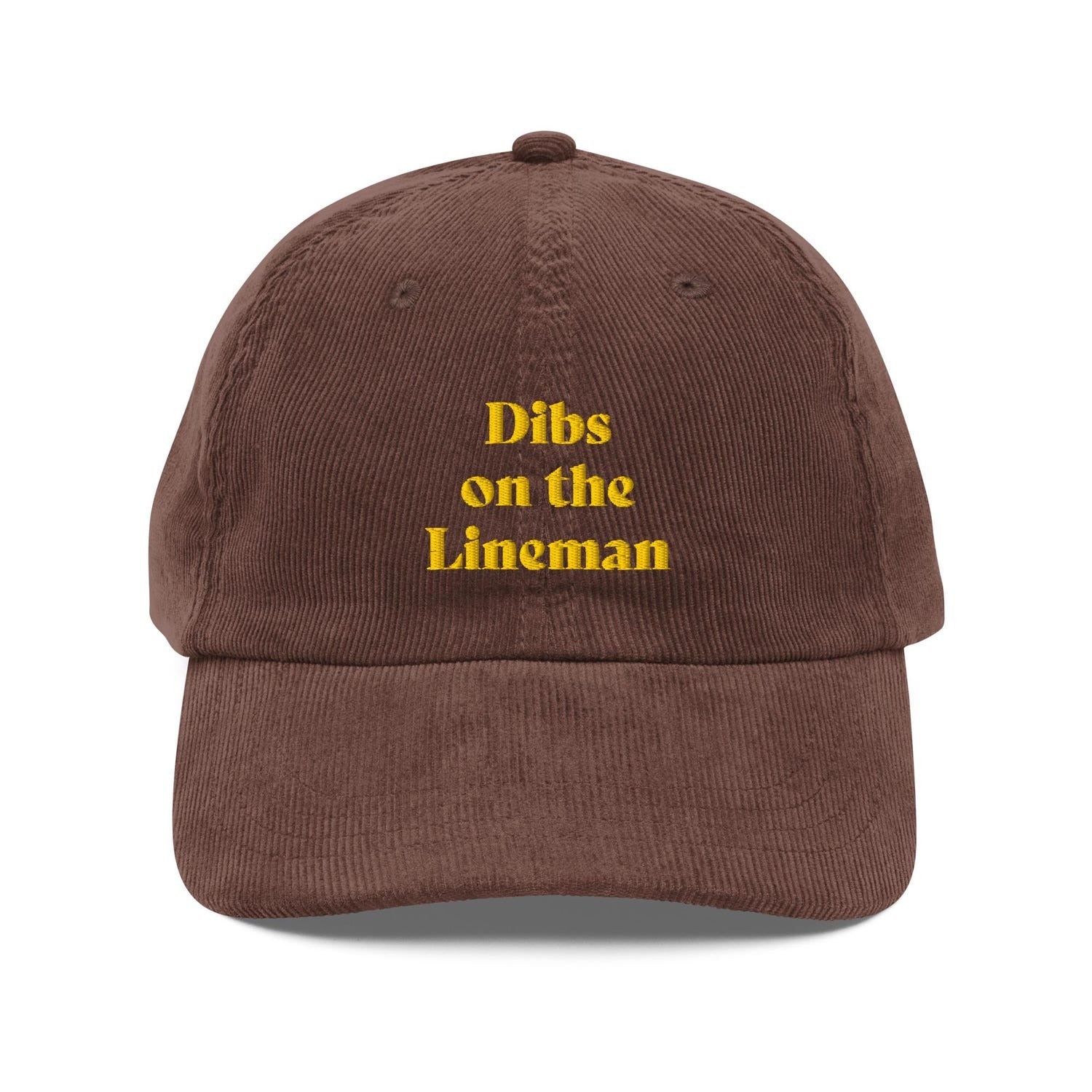 Custom Embroidered Dibs On The Lineman Hat