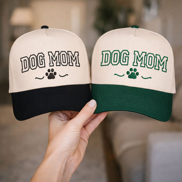 Custom Embroidered Dog Mom Snapback Hat